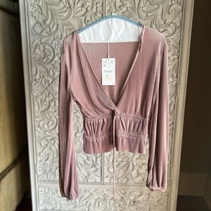 Zara Mauve Blouse